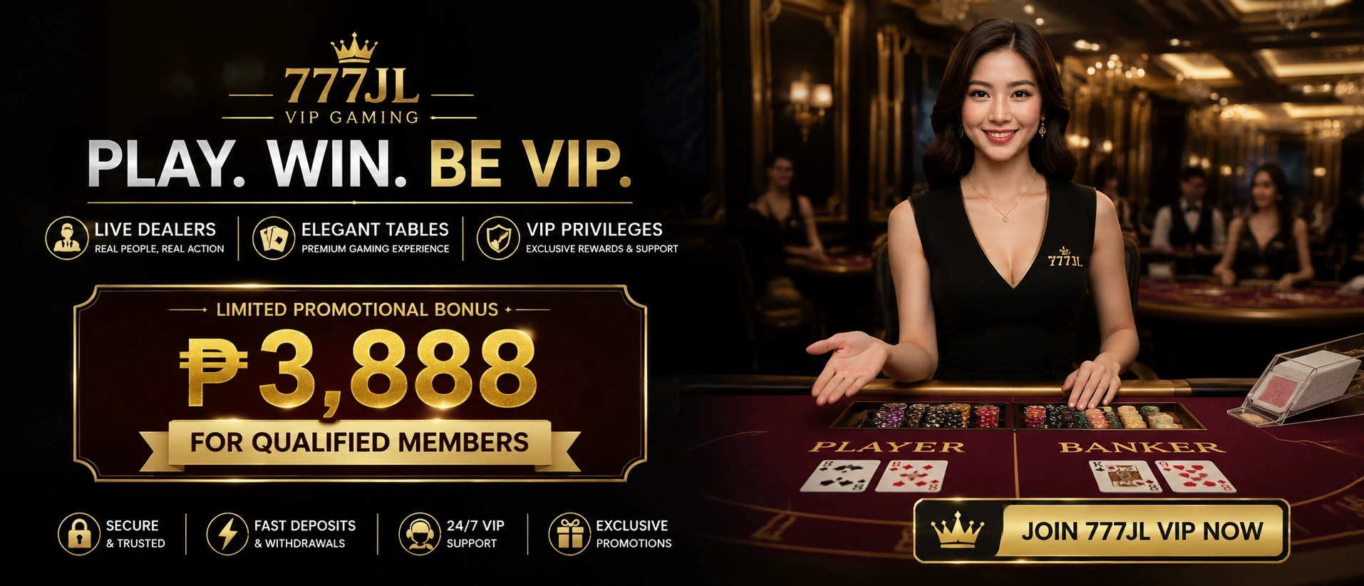 Blackjack style live table interface